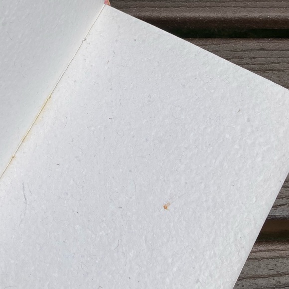 NWT Vintage Handcrafted Nepalese Lokta Tree Paper Purple Green Cover Sketchbook - Picture 16 of 16